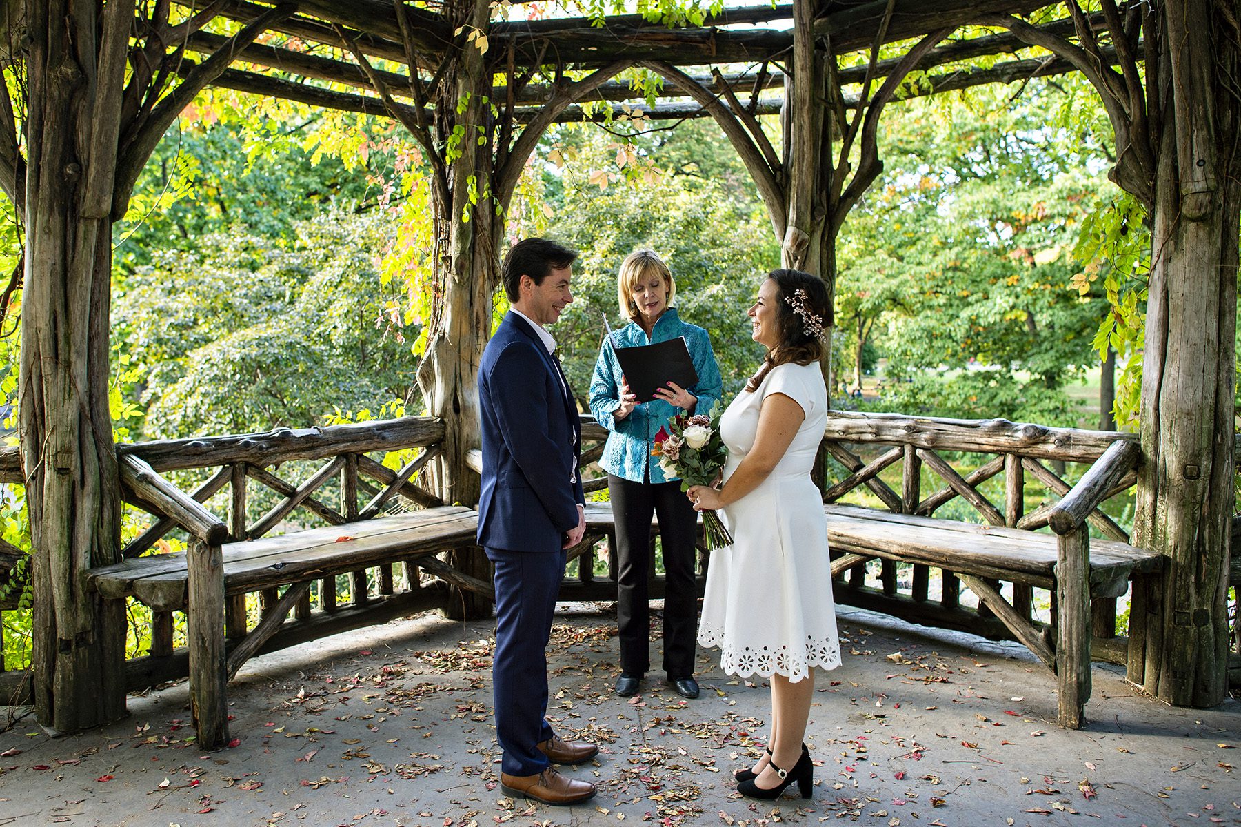 Dene Shelter Central Park Wedding 