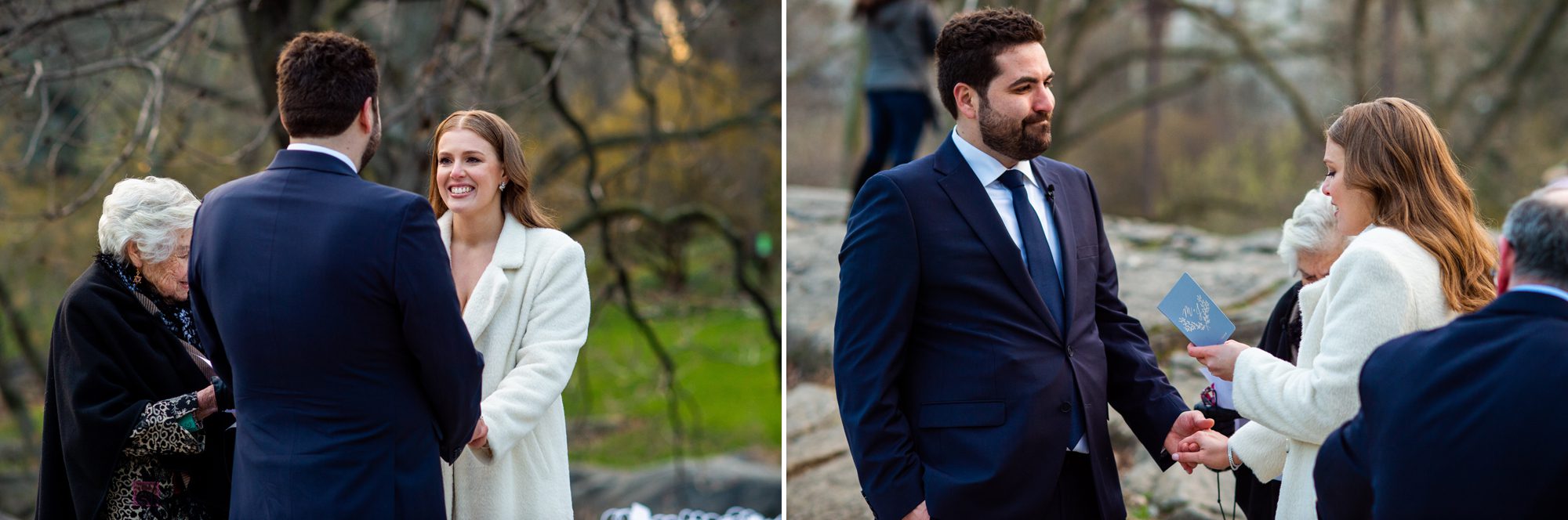 Exchanging Vows in Central Park 