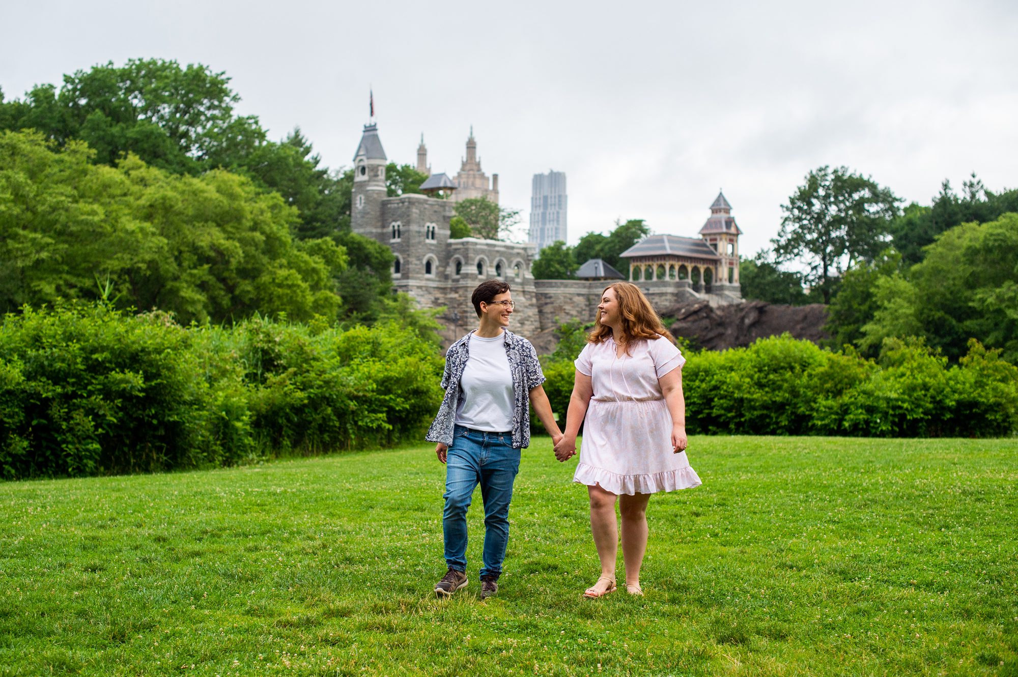 Engagement Photos at Belvedere Castle Central Park 