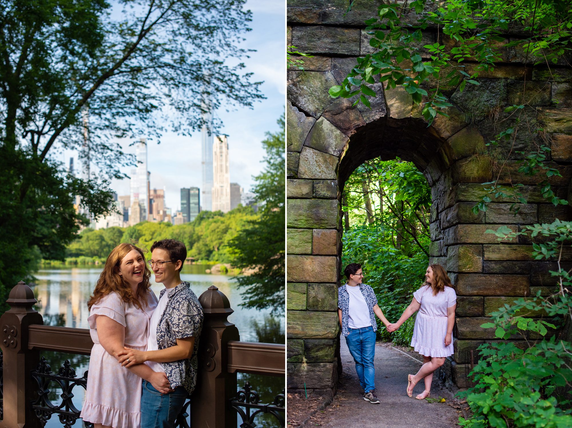 Engagement Photos in the Ramble Central Park 