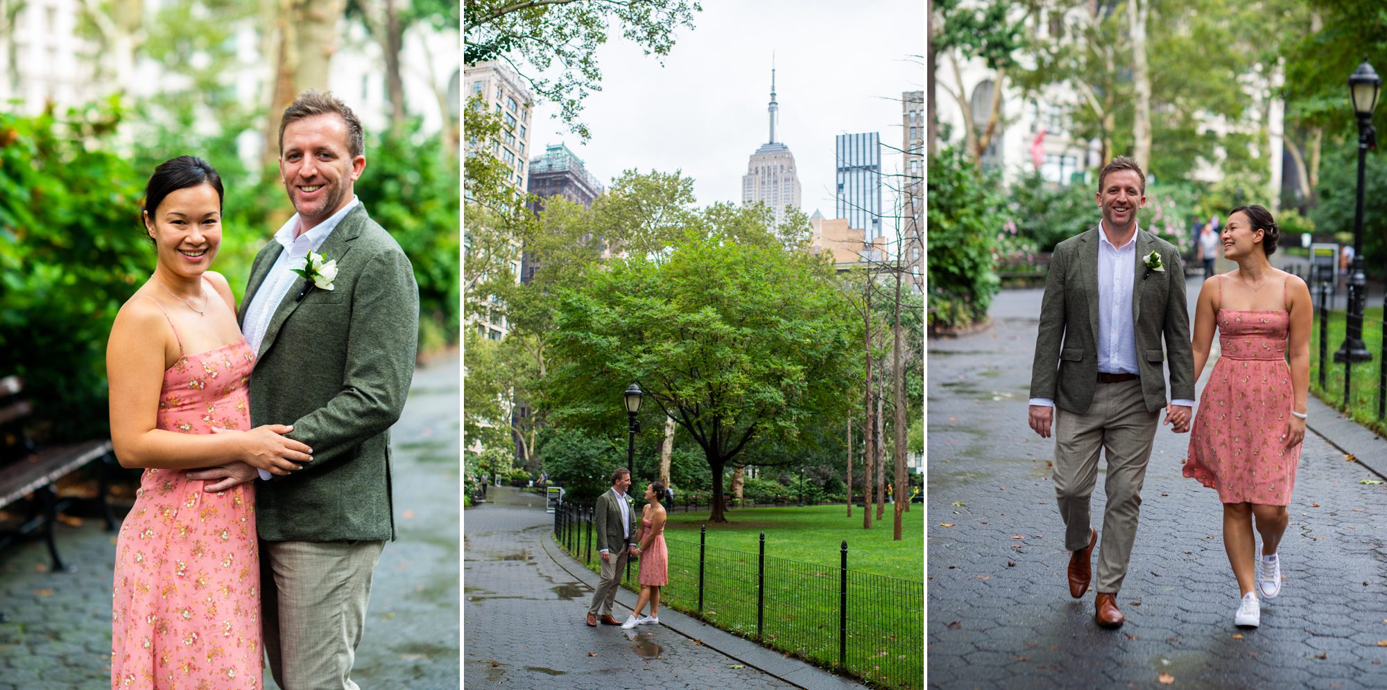 Elopement in Madison Square Park NYC