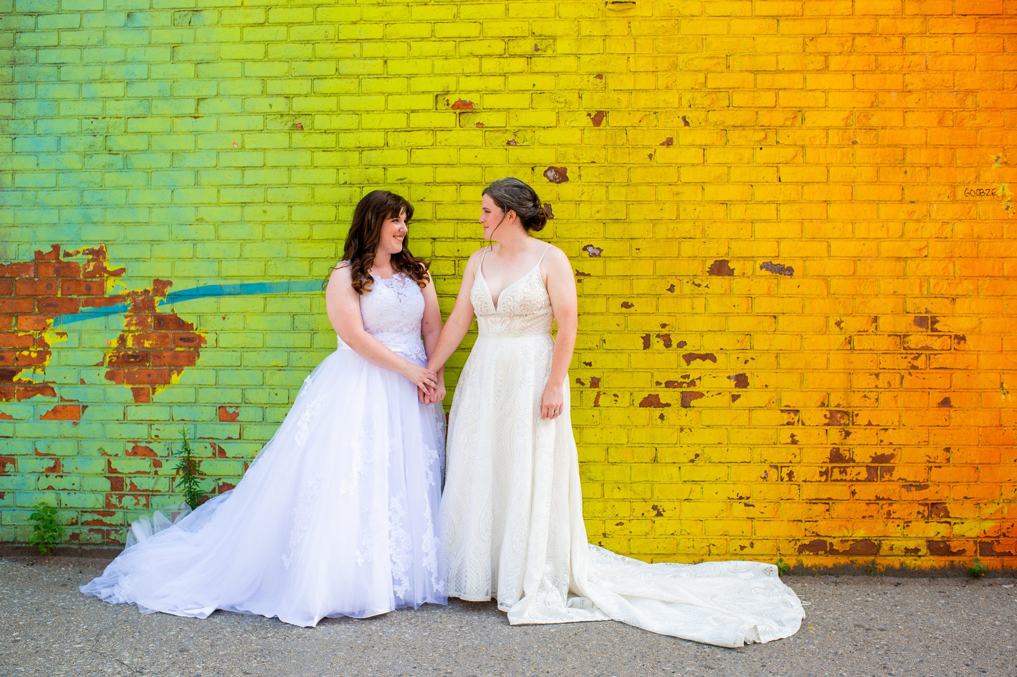 Two Brides Getting Married in Brooklyn 