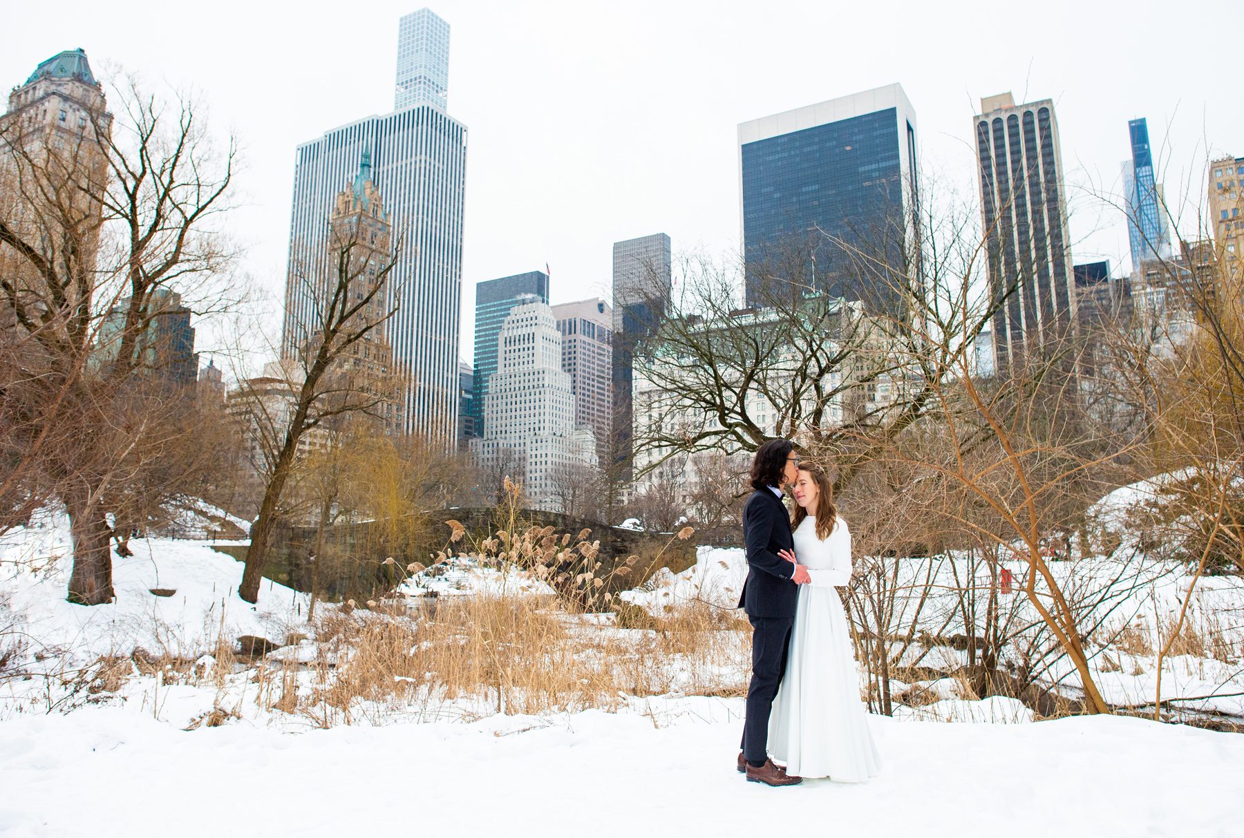Central Park Winter Wedding