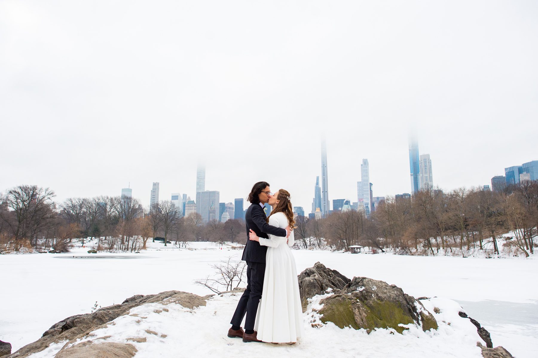 Winter Elopement in Central Park