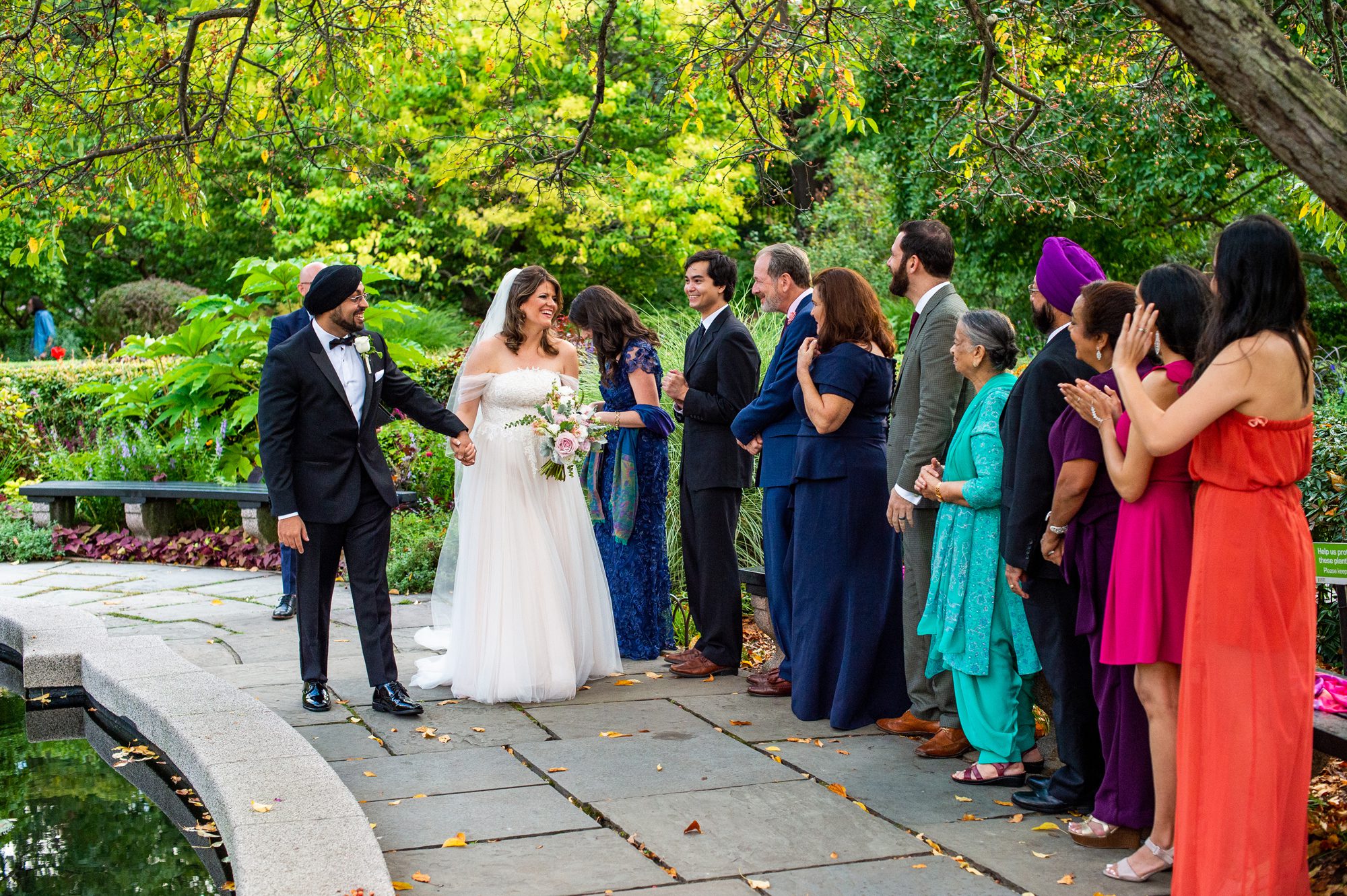 Colorful Wedding in Central Park 