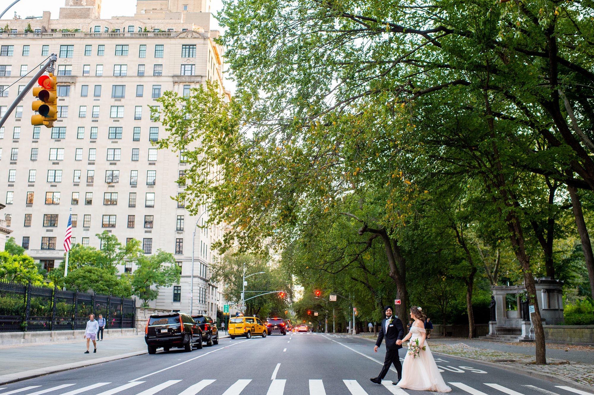 Crosswalk Wedding Photos NYC