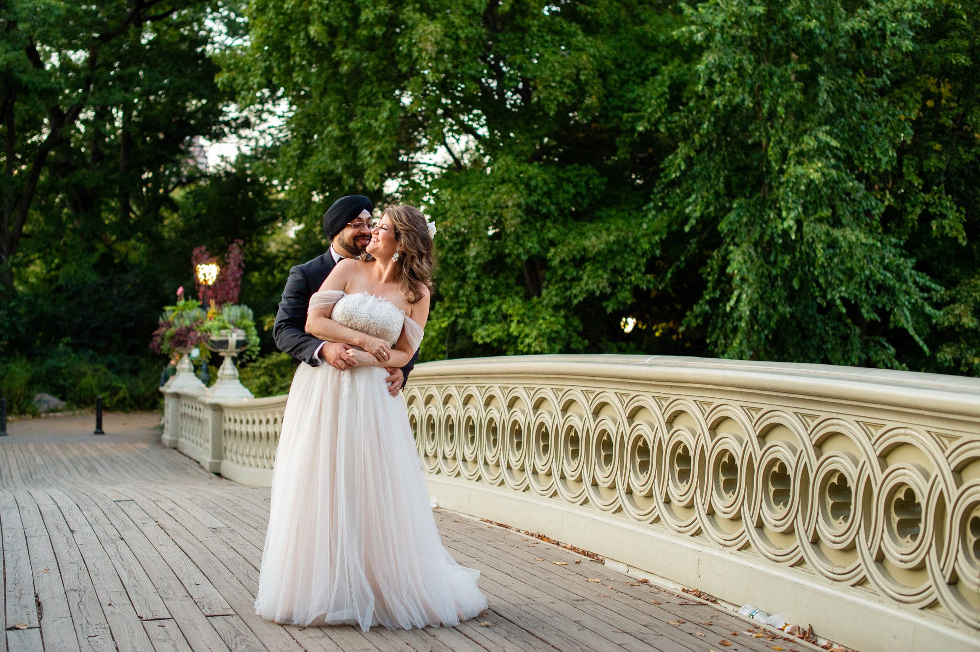 Bow Bridge Wedding Photo in Central Park