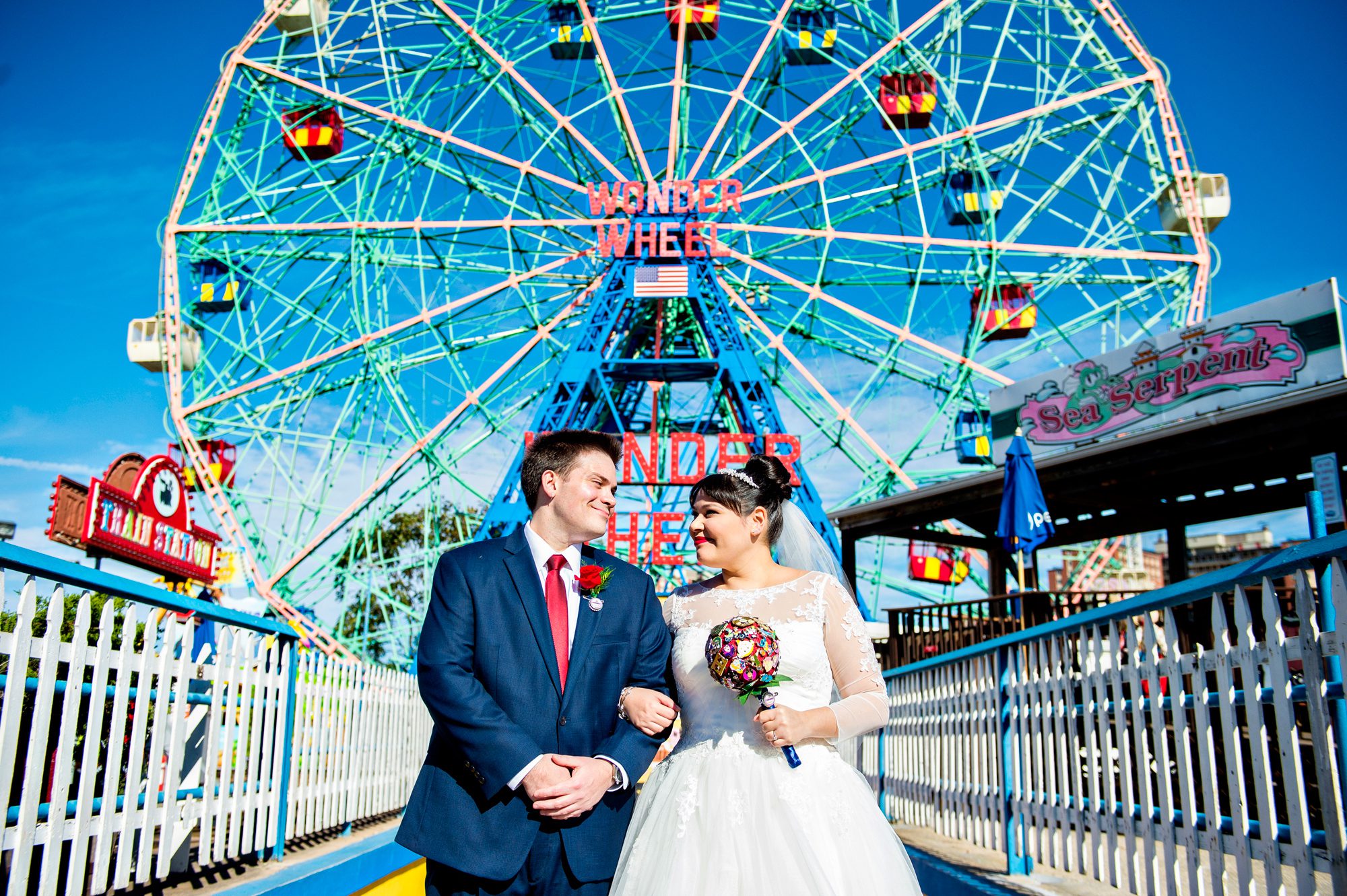 Coney Island Wedding
