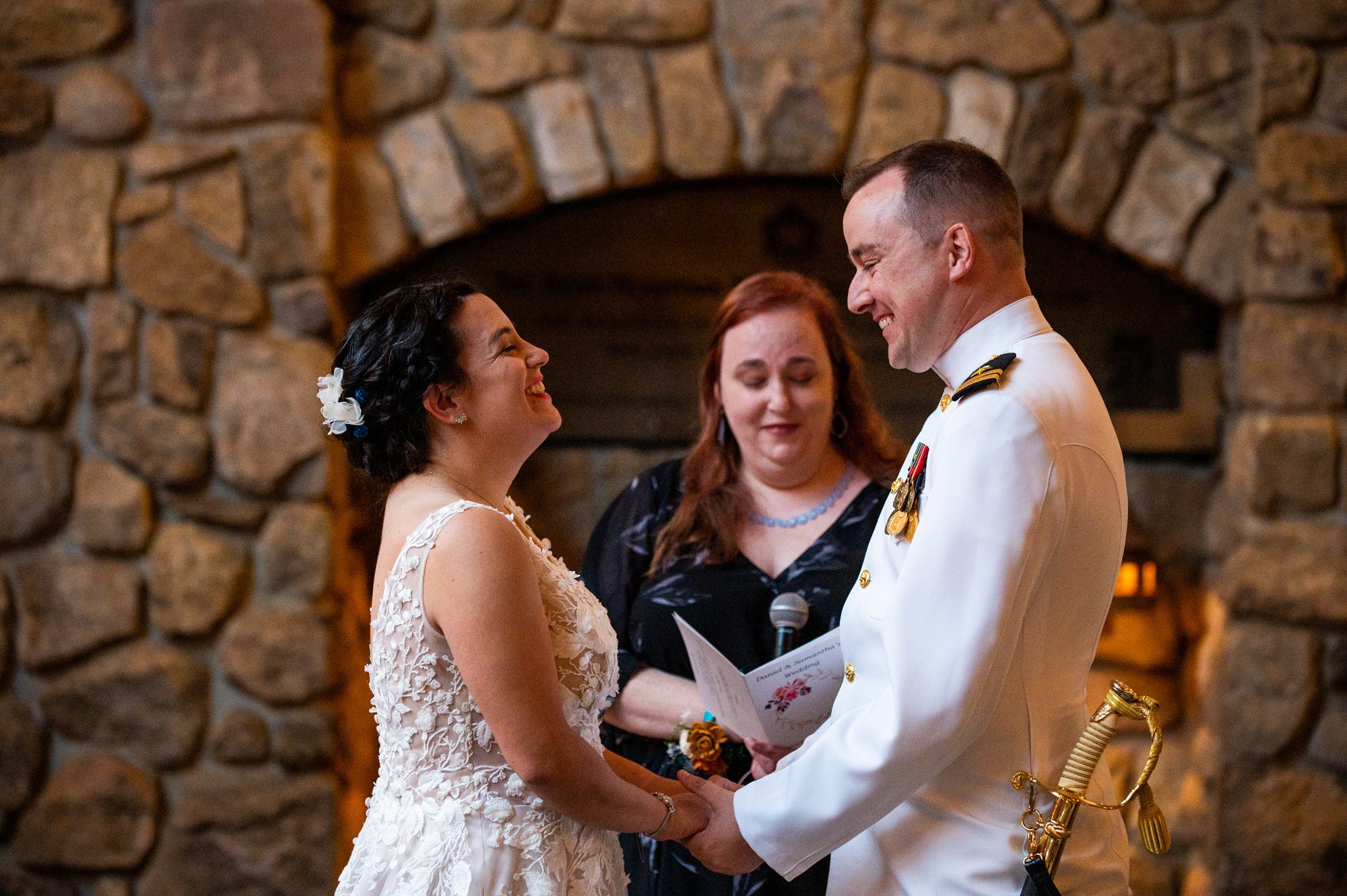 Wedding Ceremony at Bear Mountain Inn Carousel 