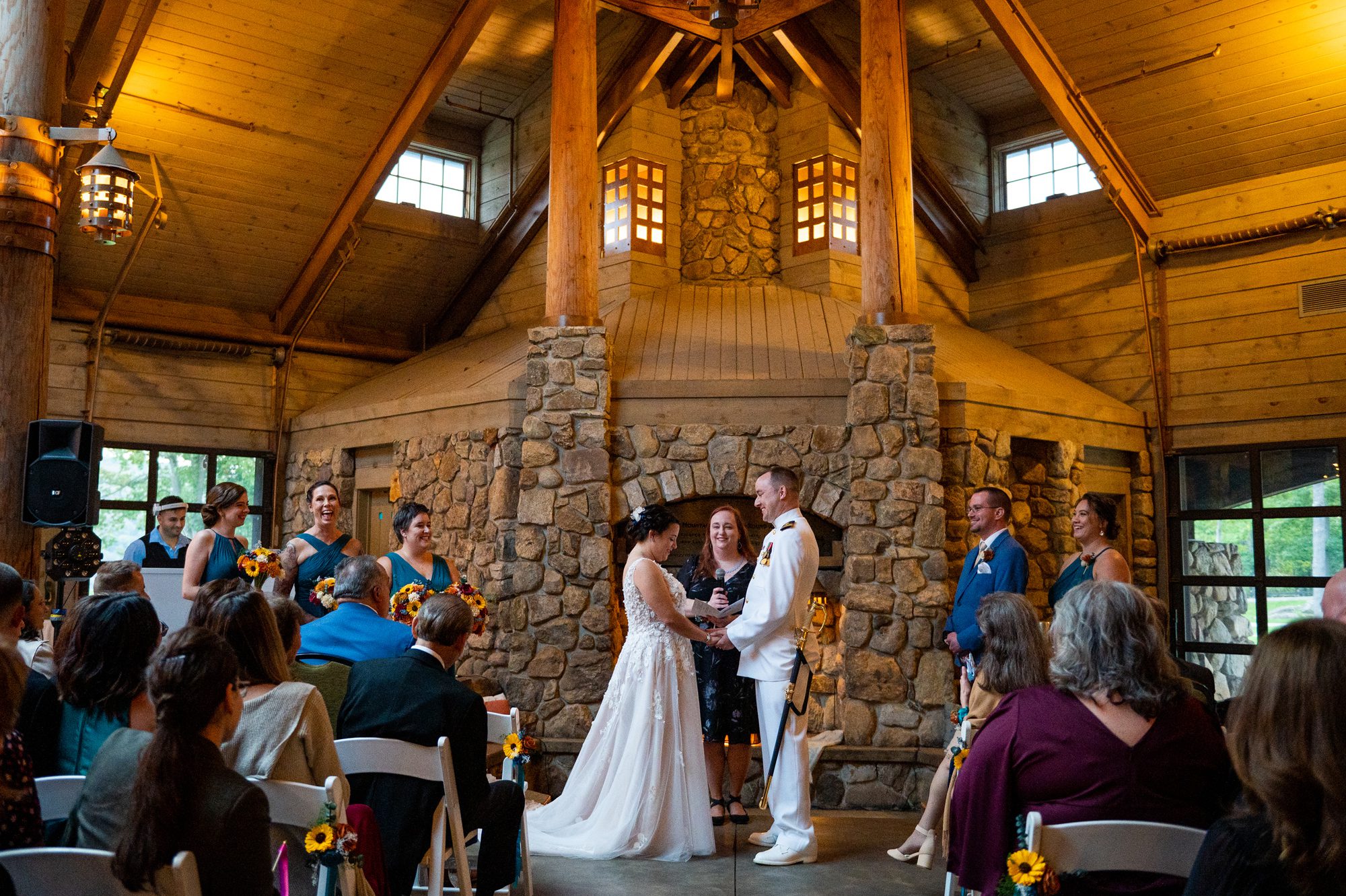 Wedding Ceremony Bear Mountain Inn 