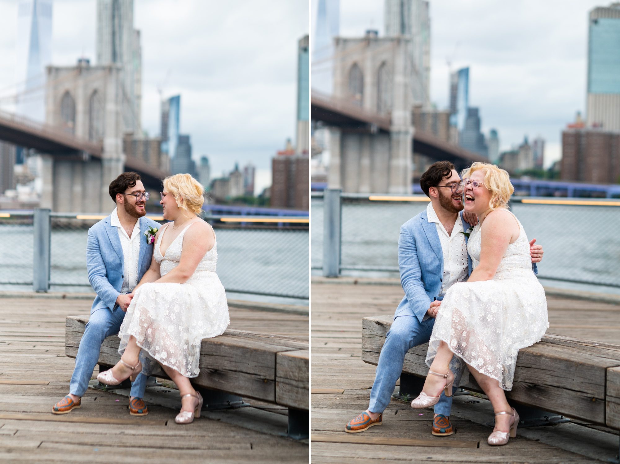 Brooklyn Wedding Photos at Brooklyn Bridge Park 