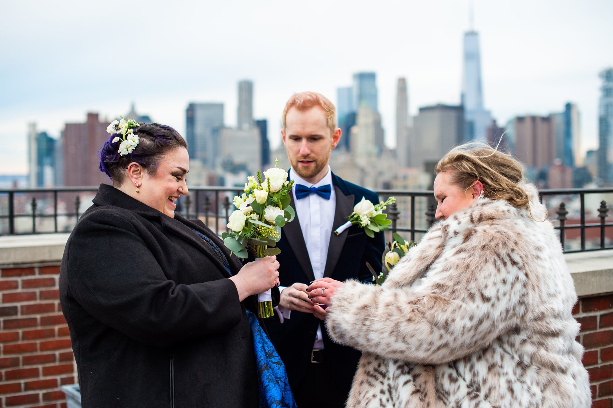 Queer Wedding Rooftop Ceremony
