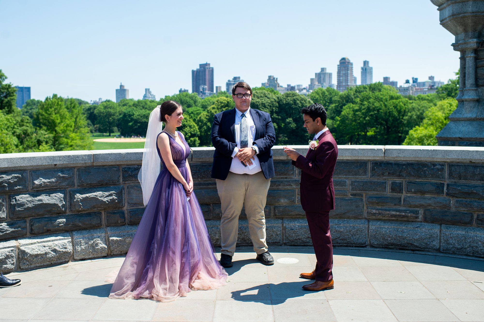 Central Park Wedding at Belvedere Castle