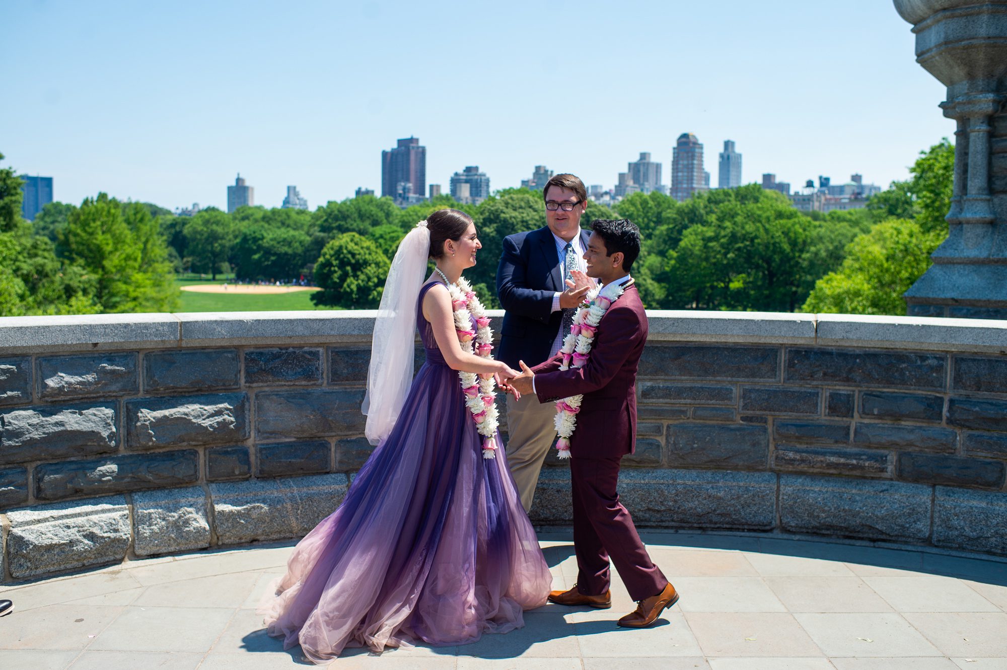 Central Park Elopement Ceremony