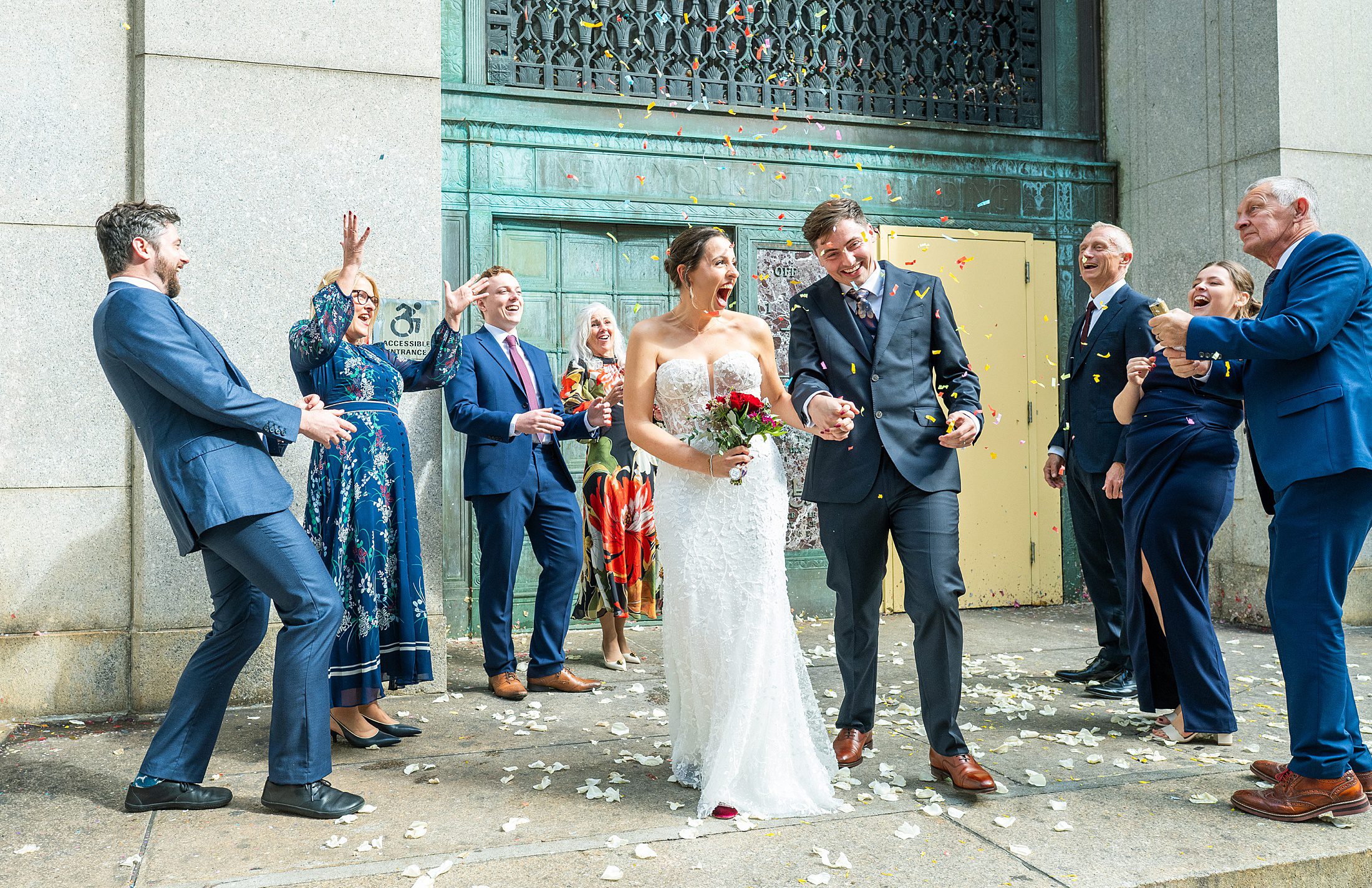 Couple eloping at city hall