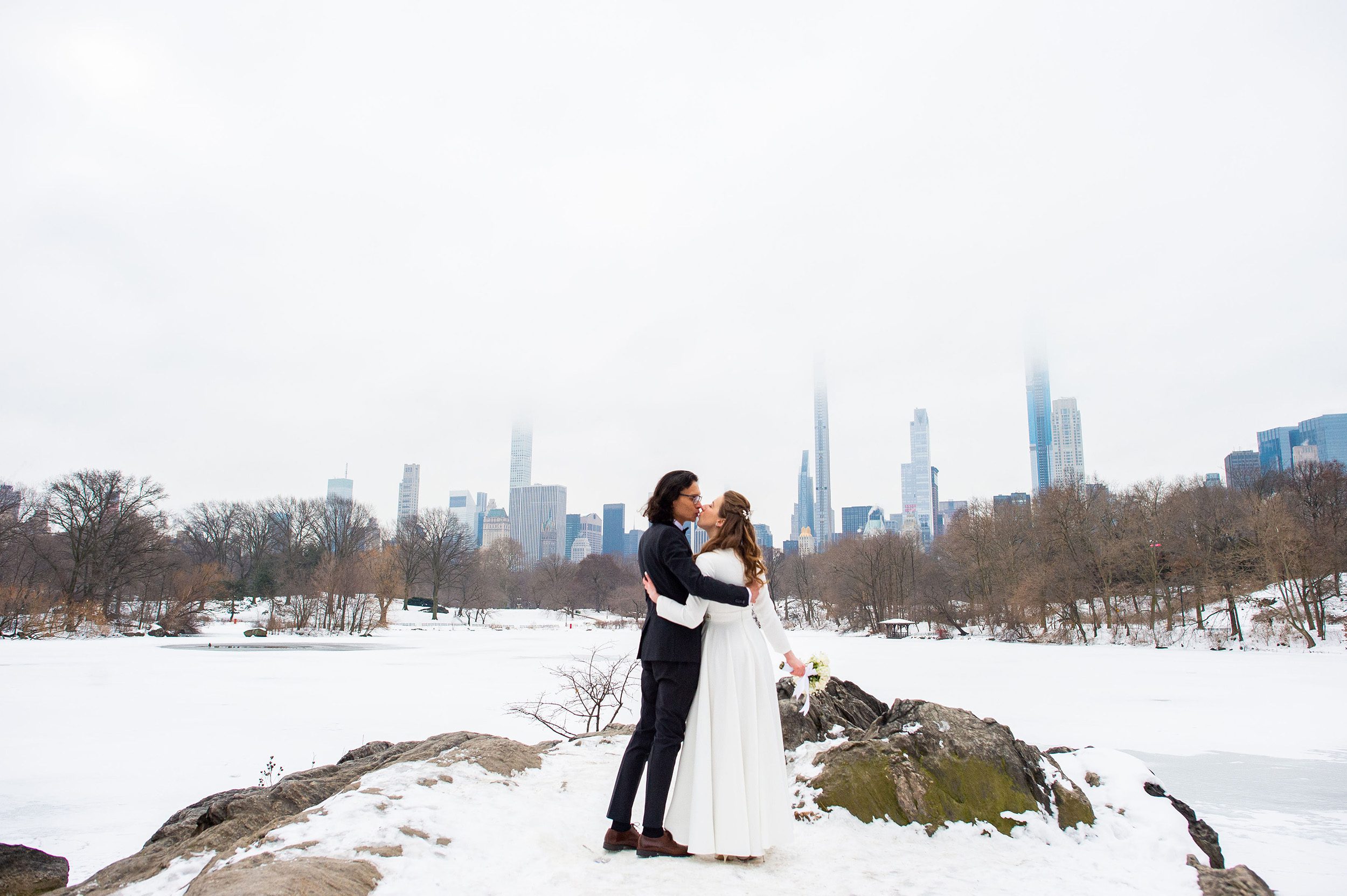 Winter Elopement in Central Park