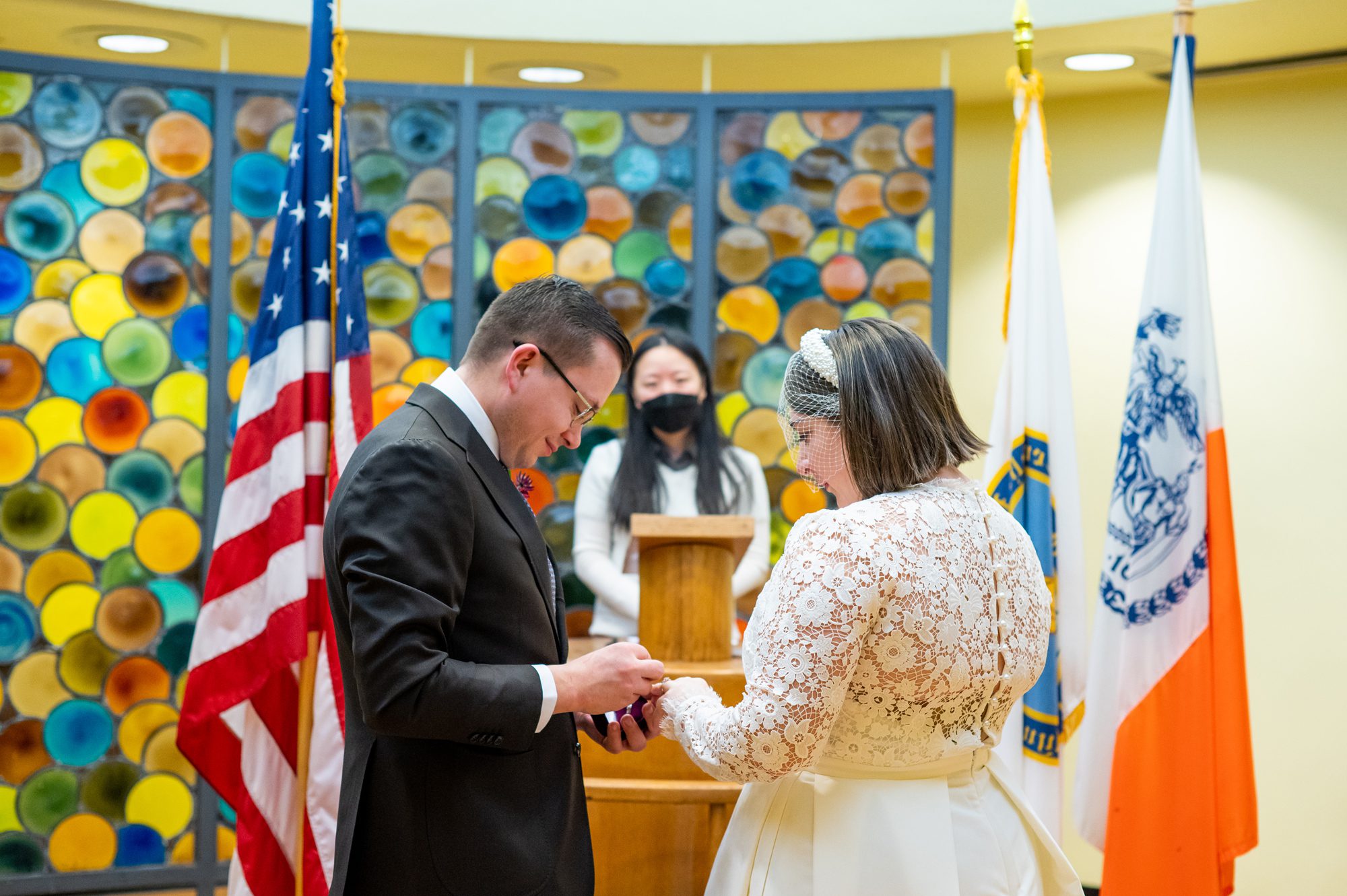 Brooklyn City Hall Wedding Ceremony