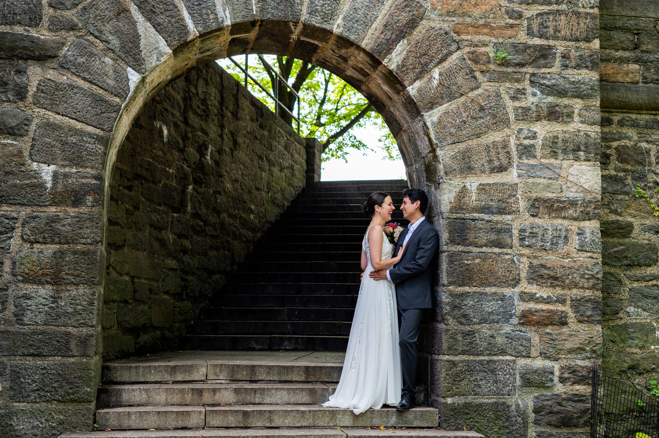 Fort Tryon Park Wedding Photographs