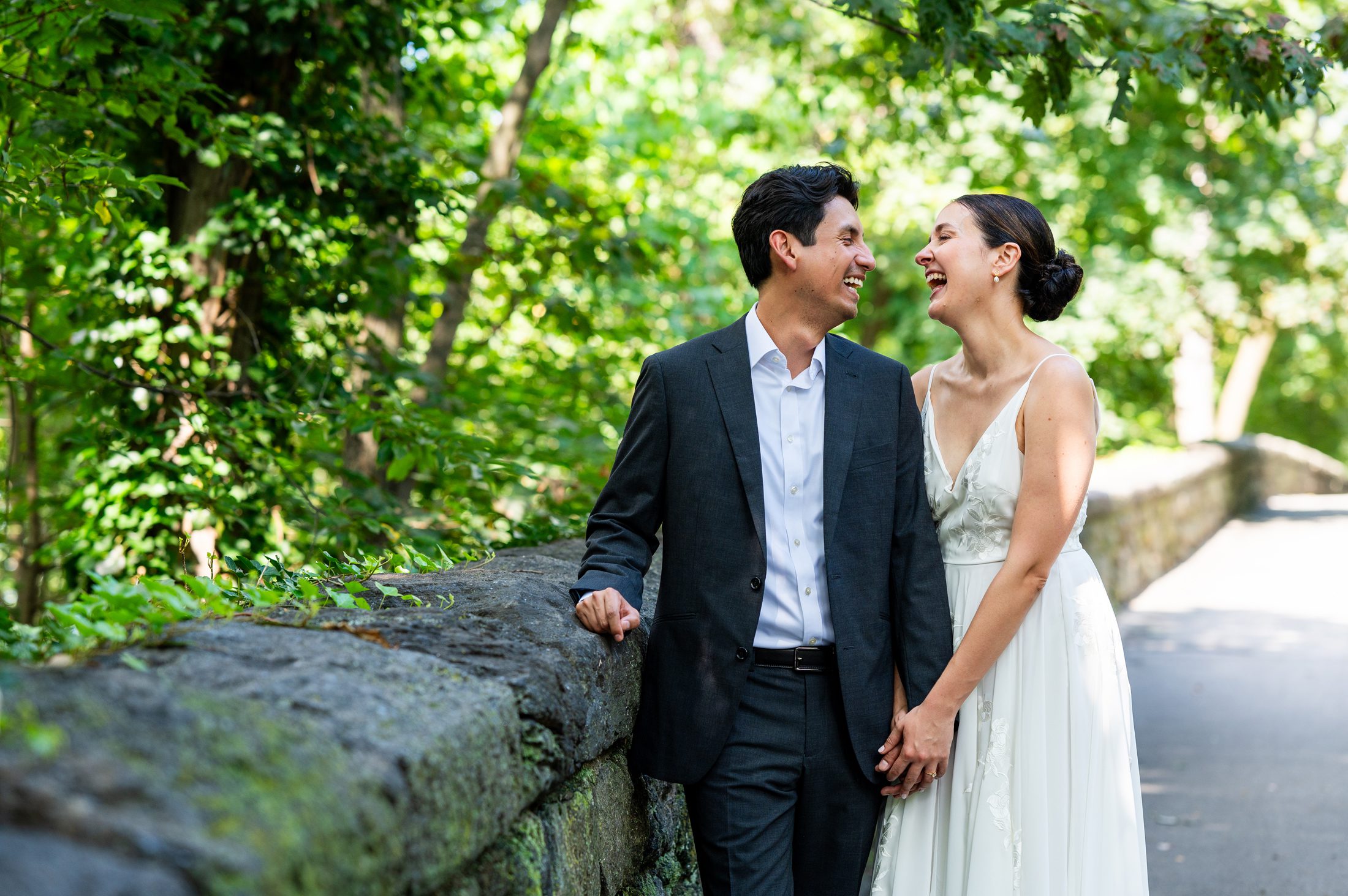 Unique Wedding Locations for NYC Wedding Photos in Fort Tryon Park 