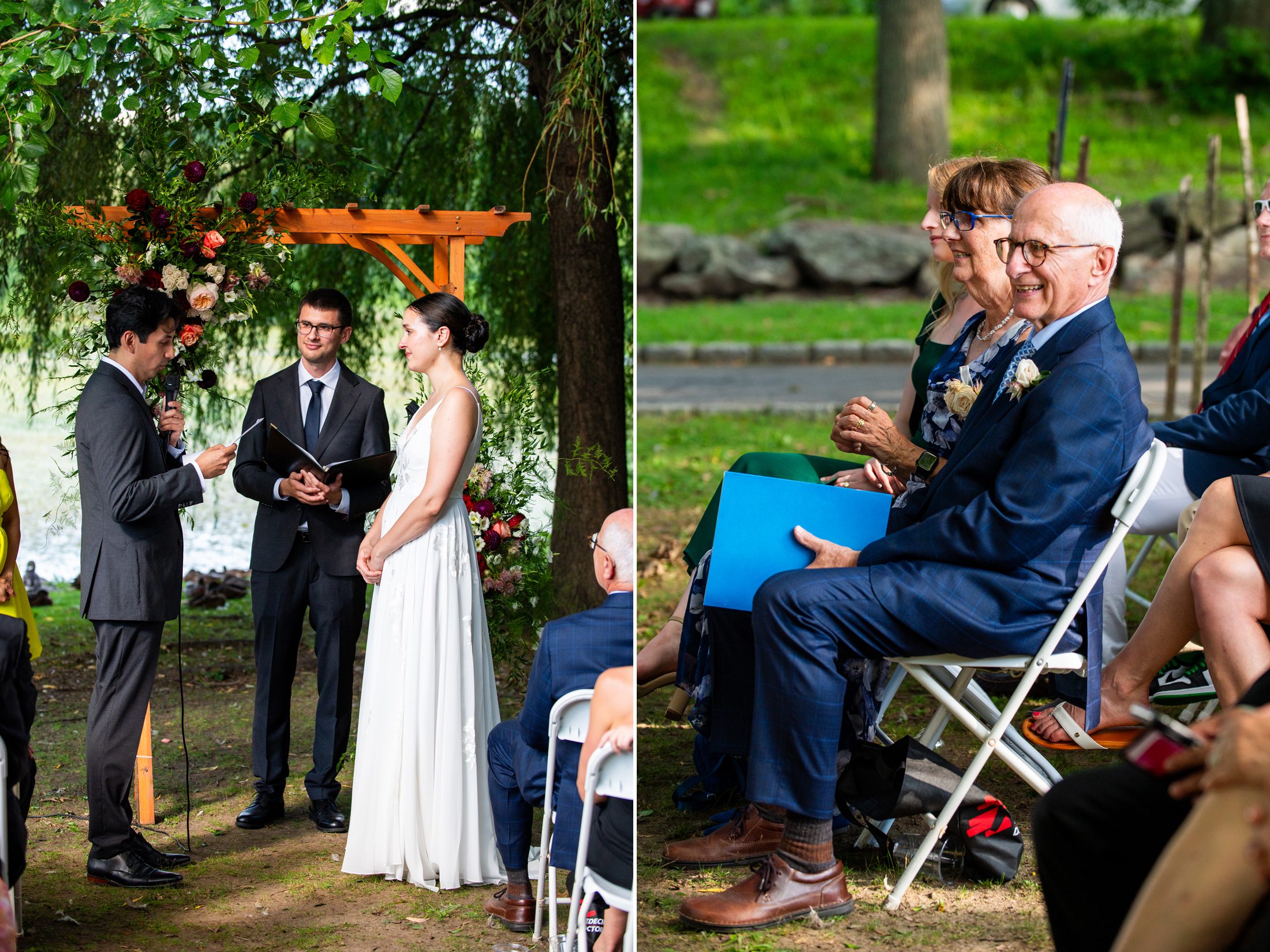 Van Cortlandt Park Lake House Wedding Photos