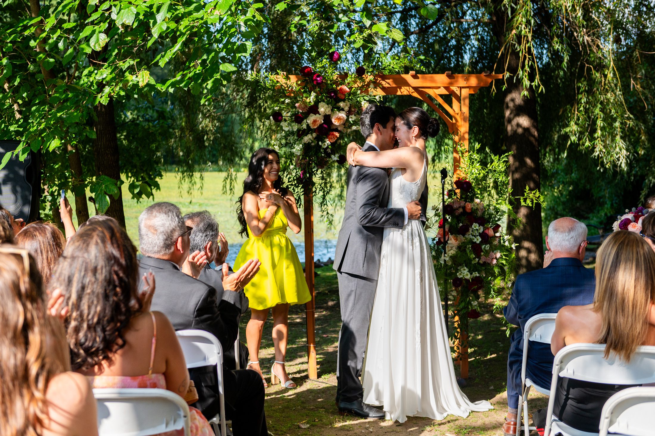 Wedding Ceremony at Van Cortlandt Park 