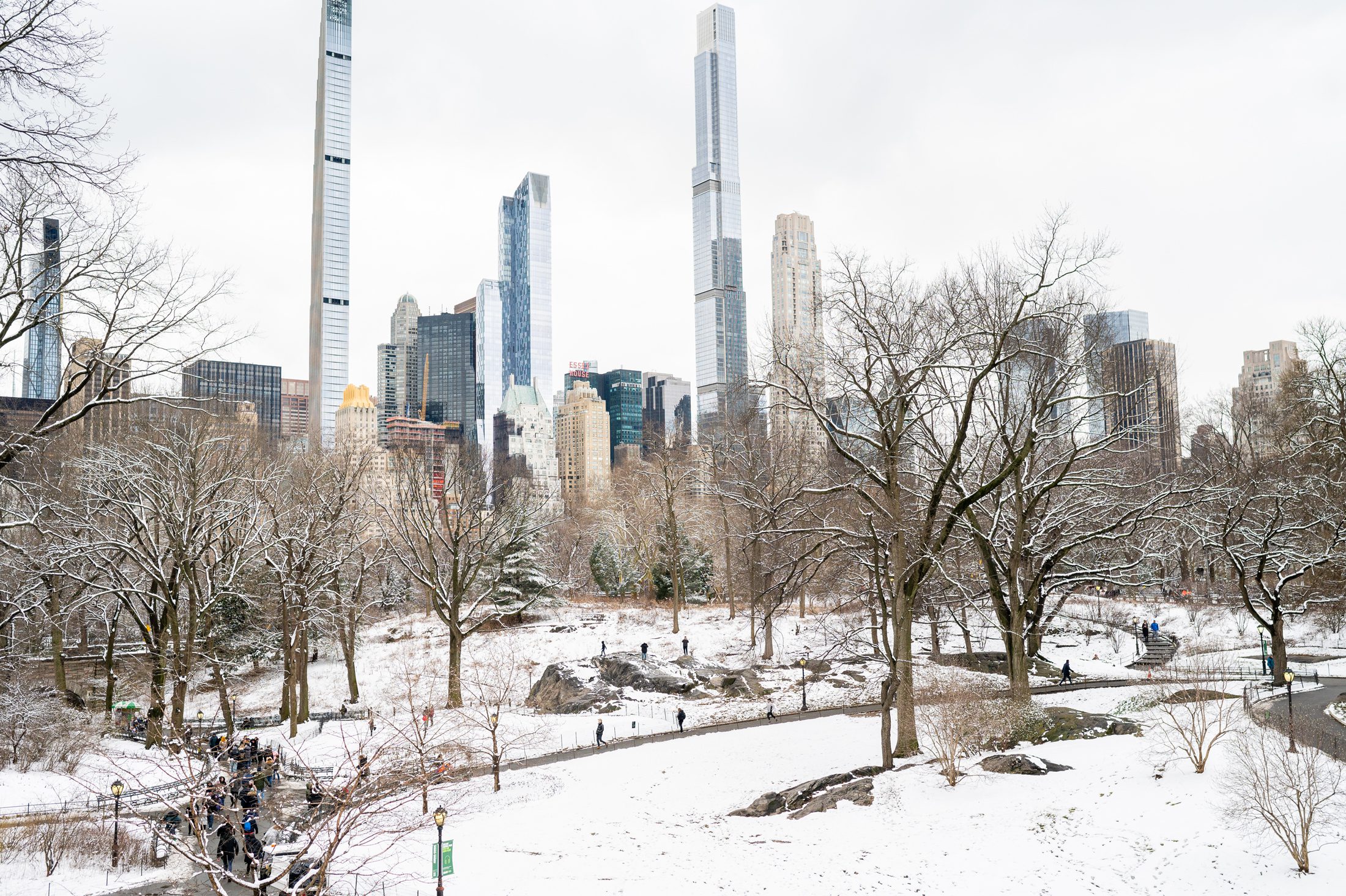 Central Park in the Snow