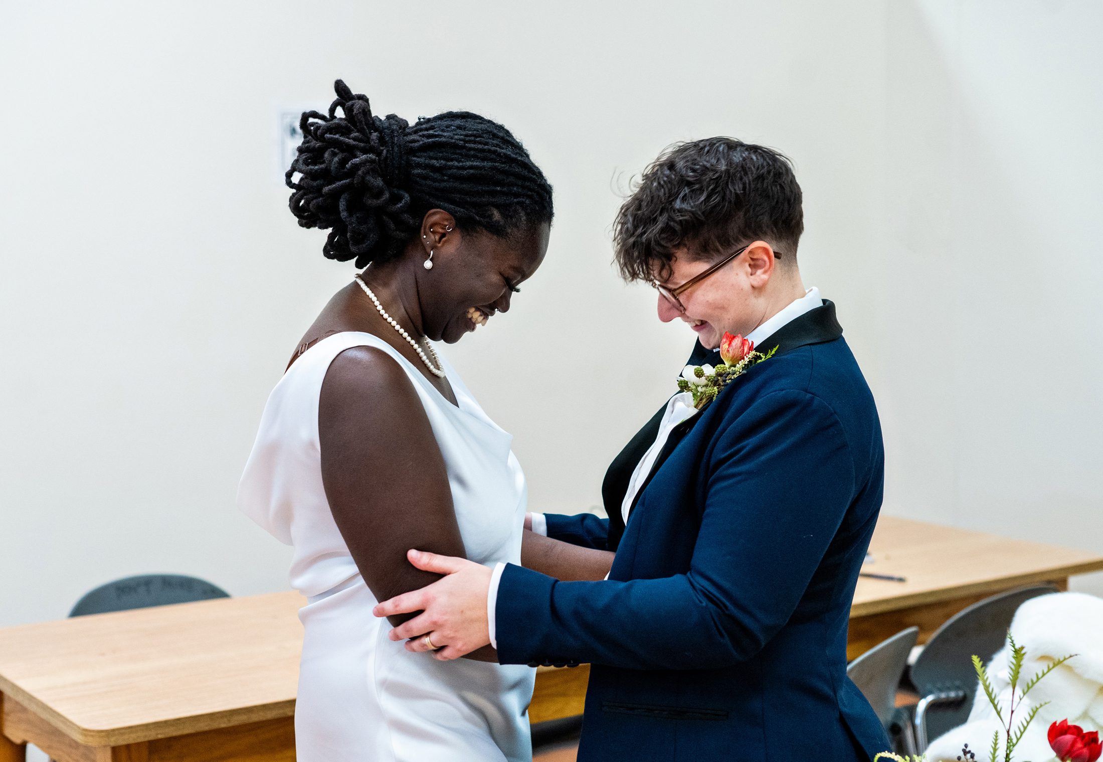 Winter Brooklyn City Hall Wedding