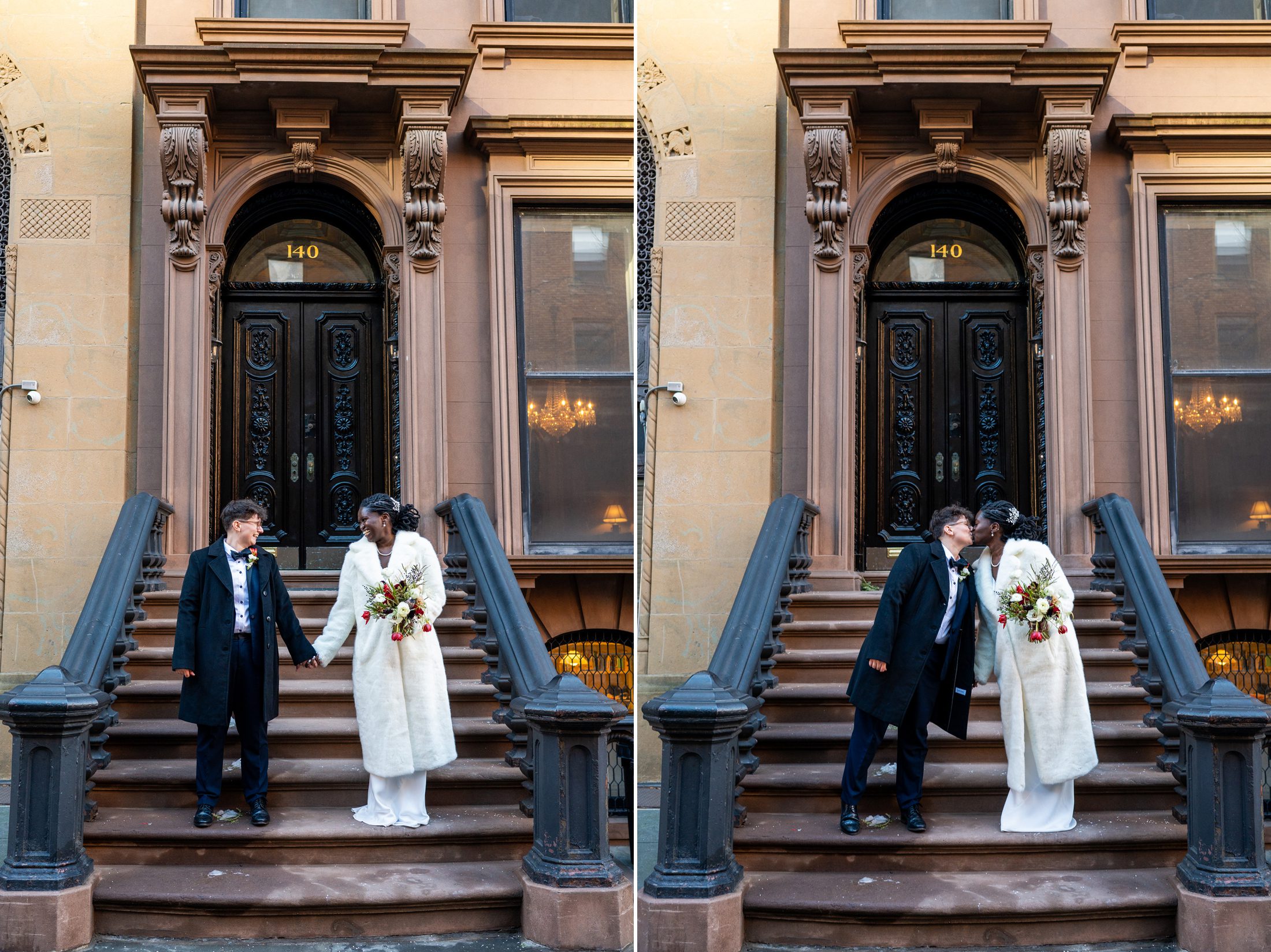 Winter Brooklyn City Hall Wedding