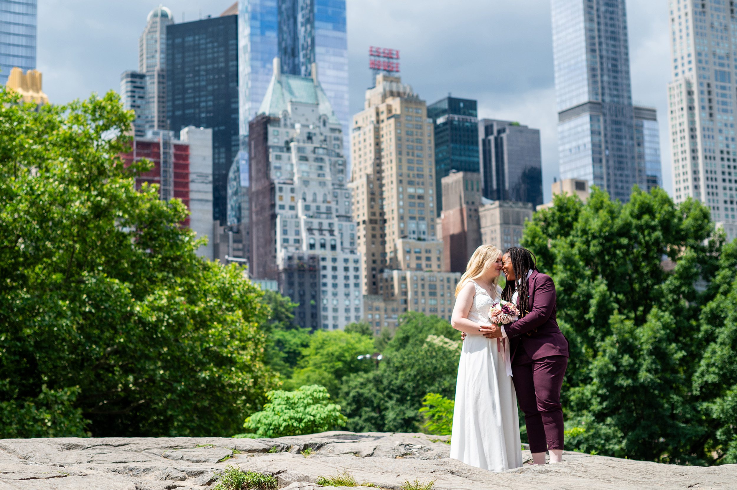 Summer Central Park Wedding 