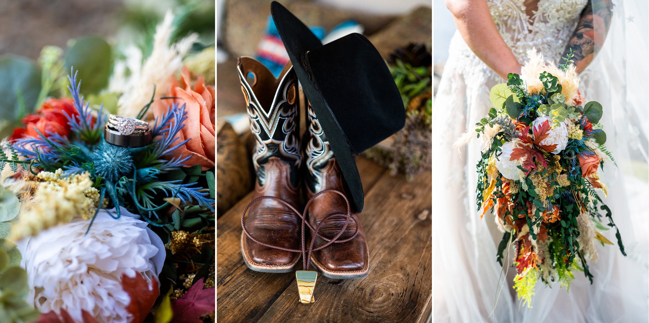 Details from wedding at Lodge at Whitefish Lake 