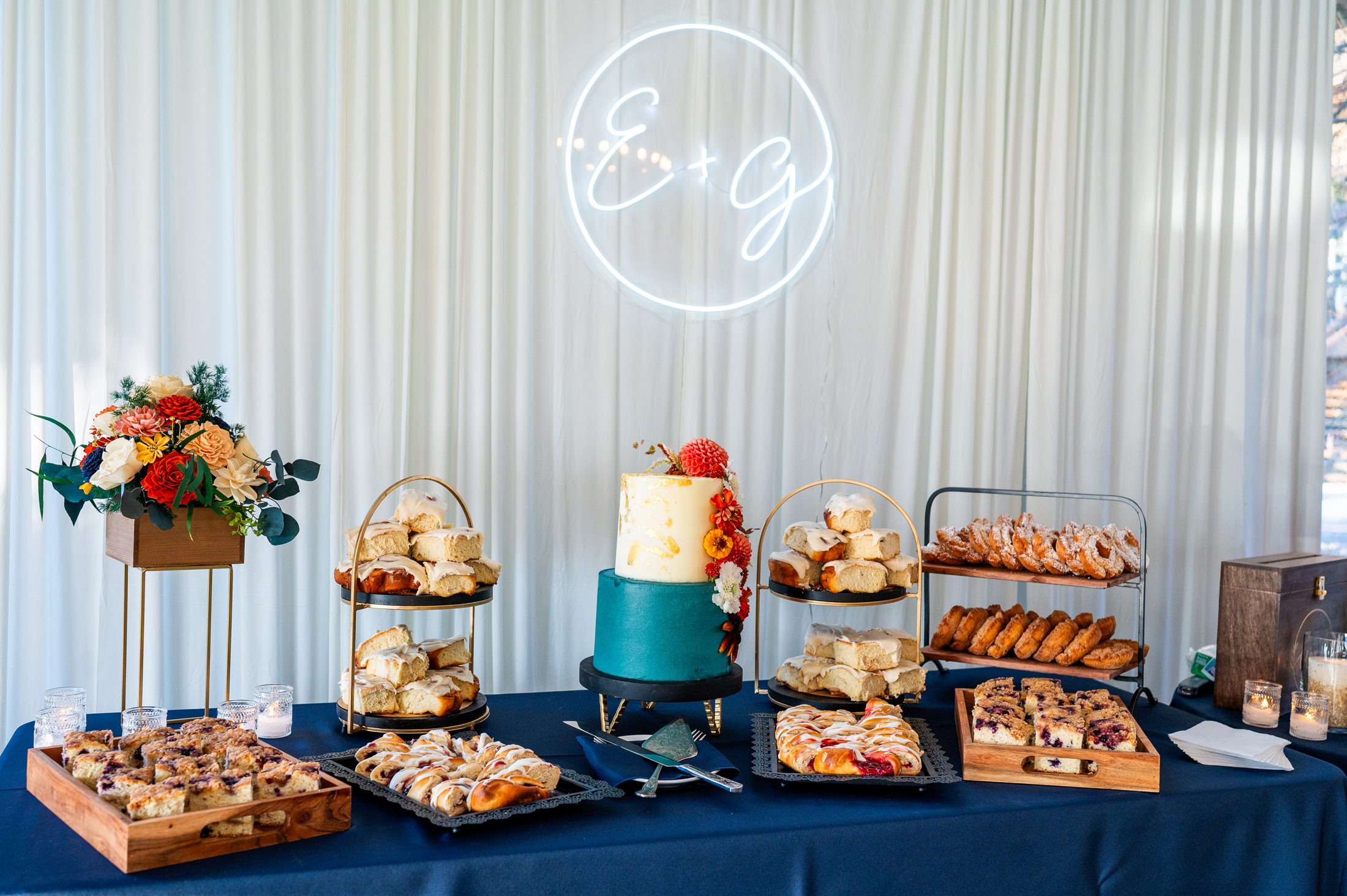 Dessert Display at Reception 