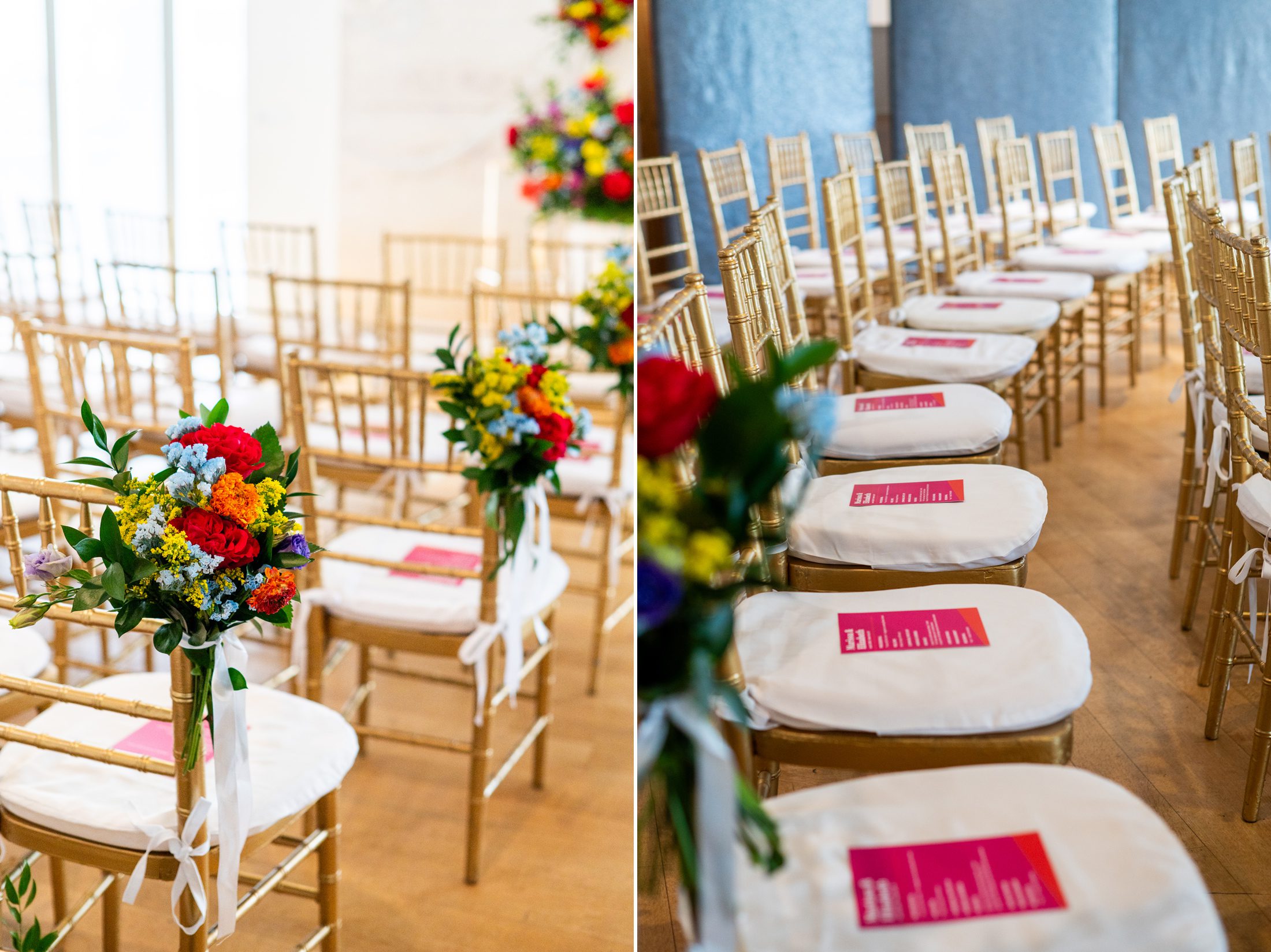 Wedding Ceremony Chairs at Museum of Art and Design