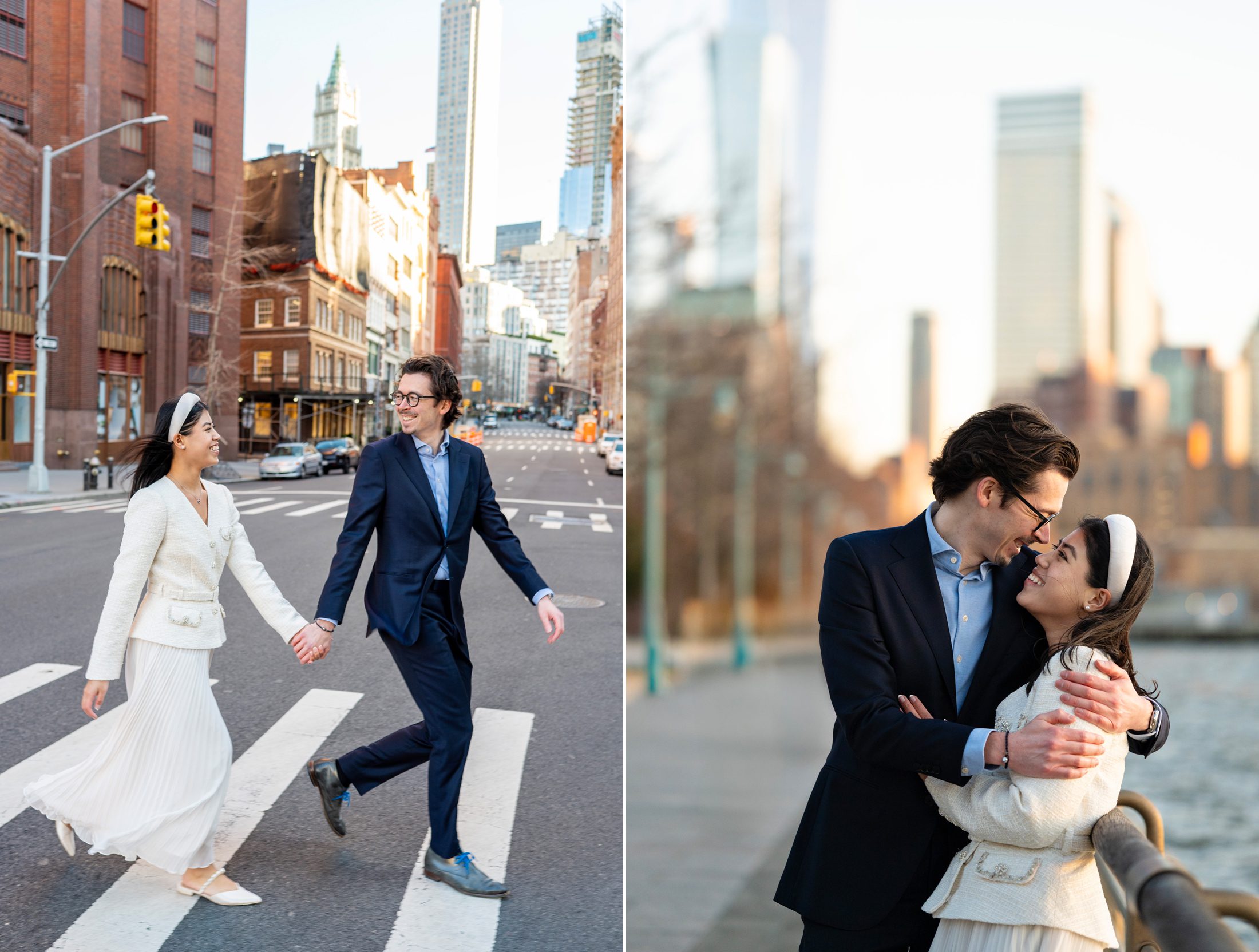 Elopement photos in Tribeca