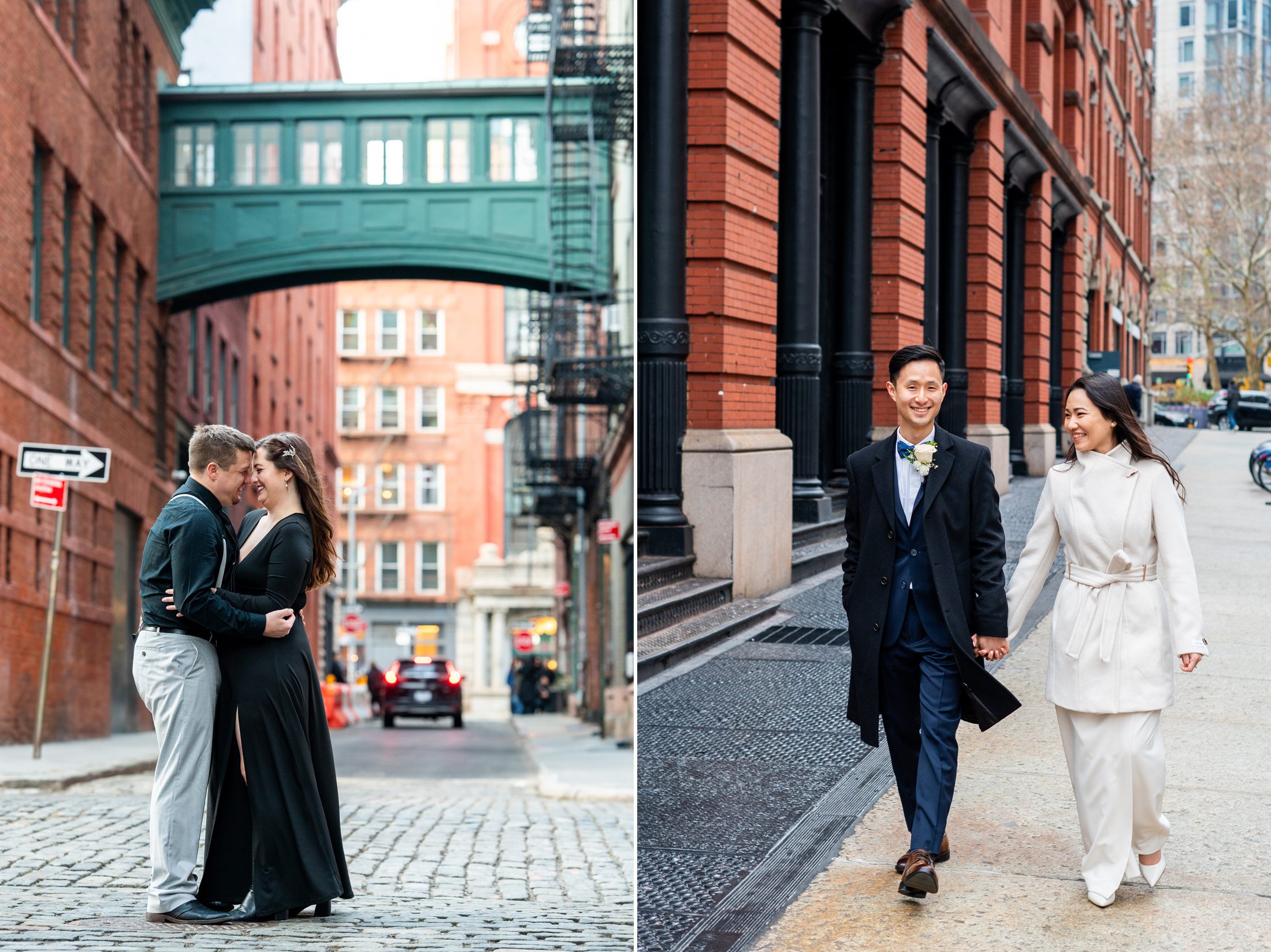 Wedding photos in Tribeca after eloping at City Hall