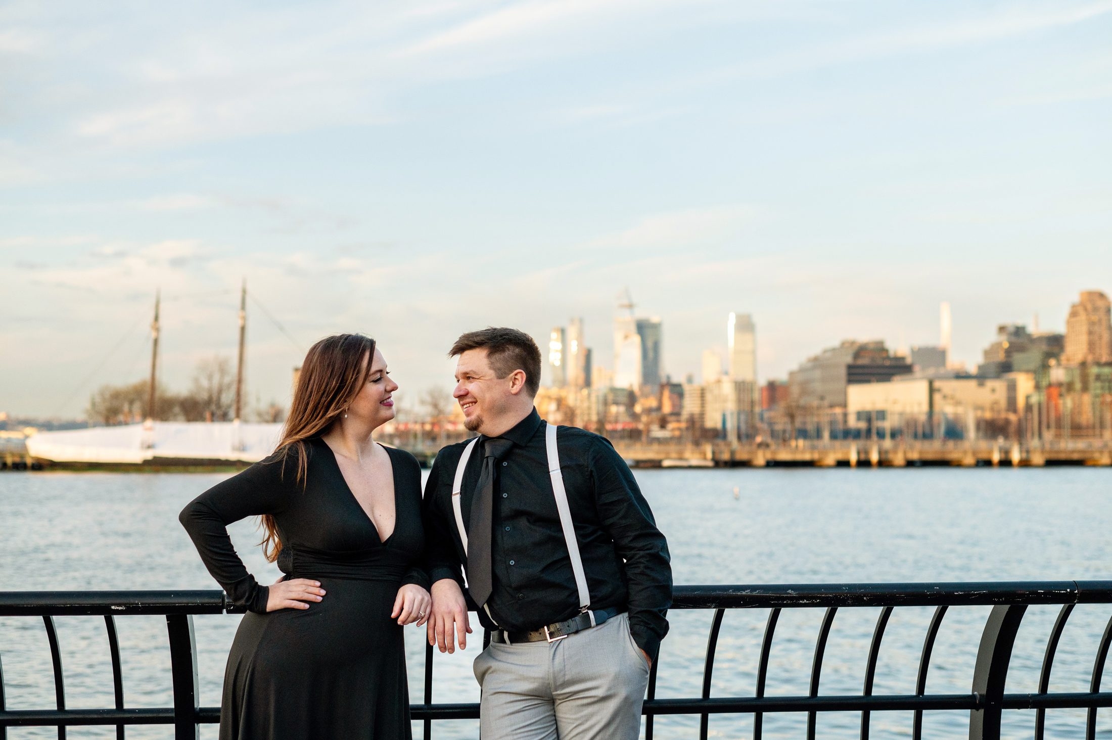 Tribeca waterfront elopement photos