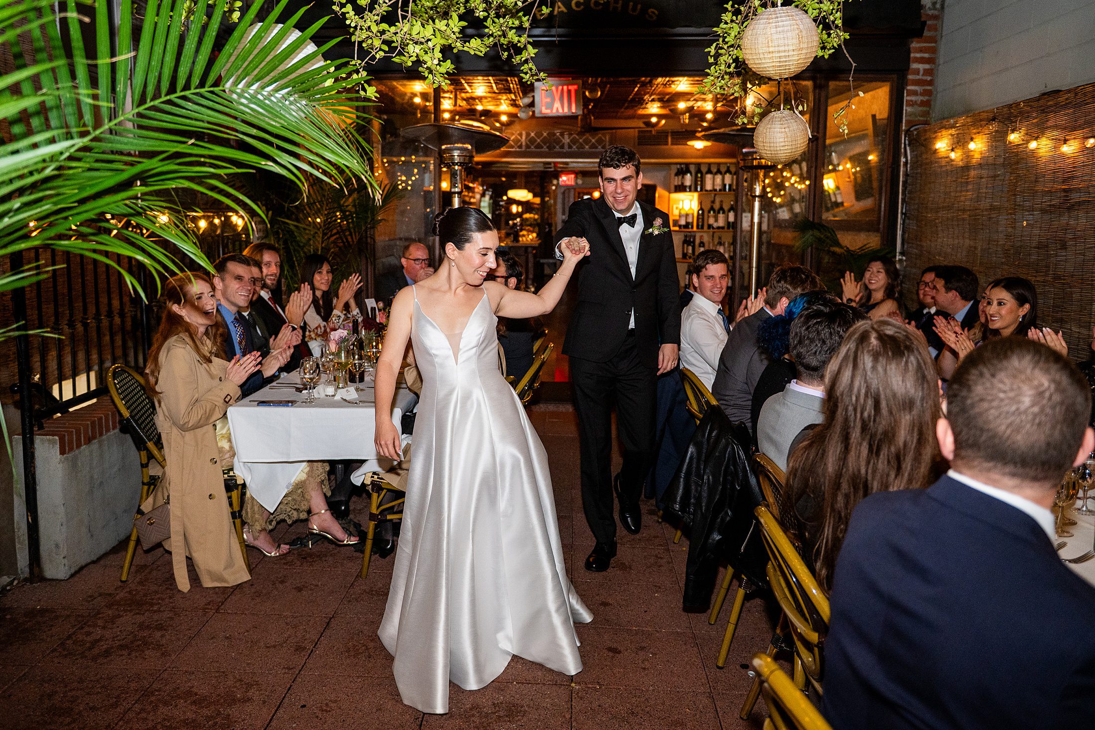 Wedding reception at Bacchus Brooklyn 