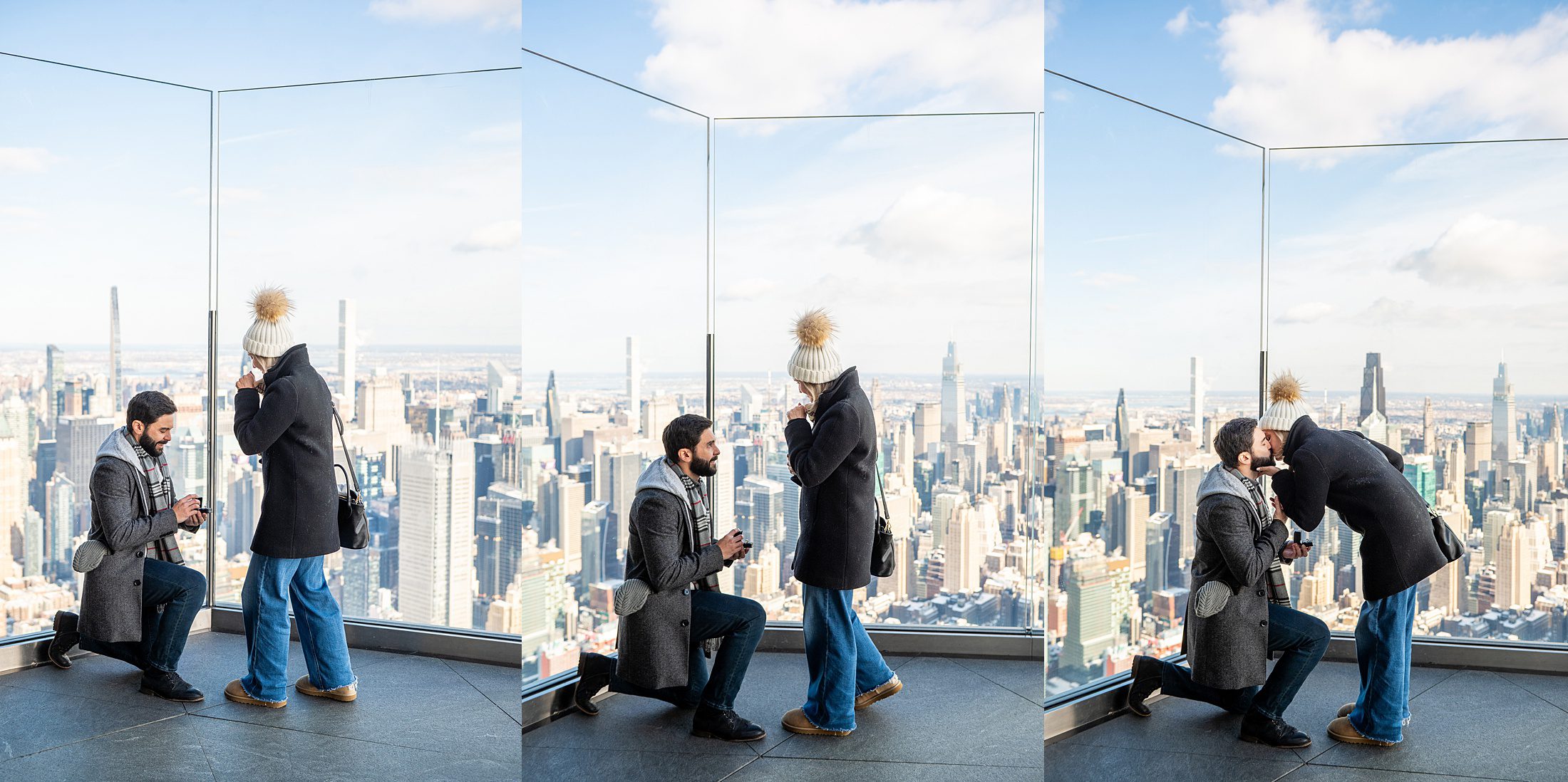 Surprise Proposal at the Edge NYC