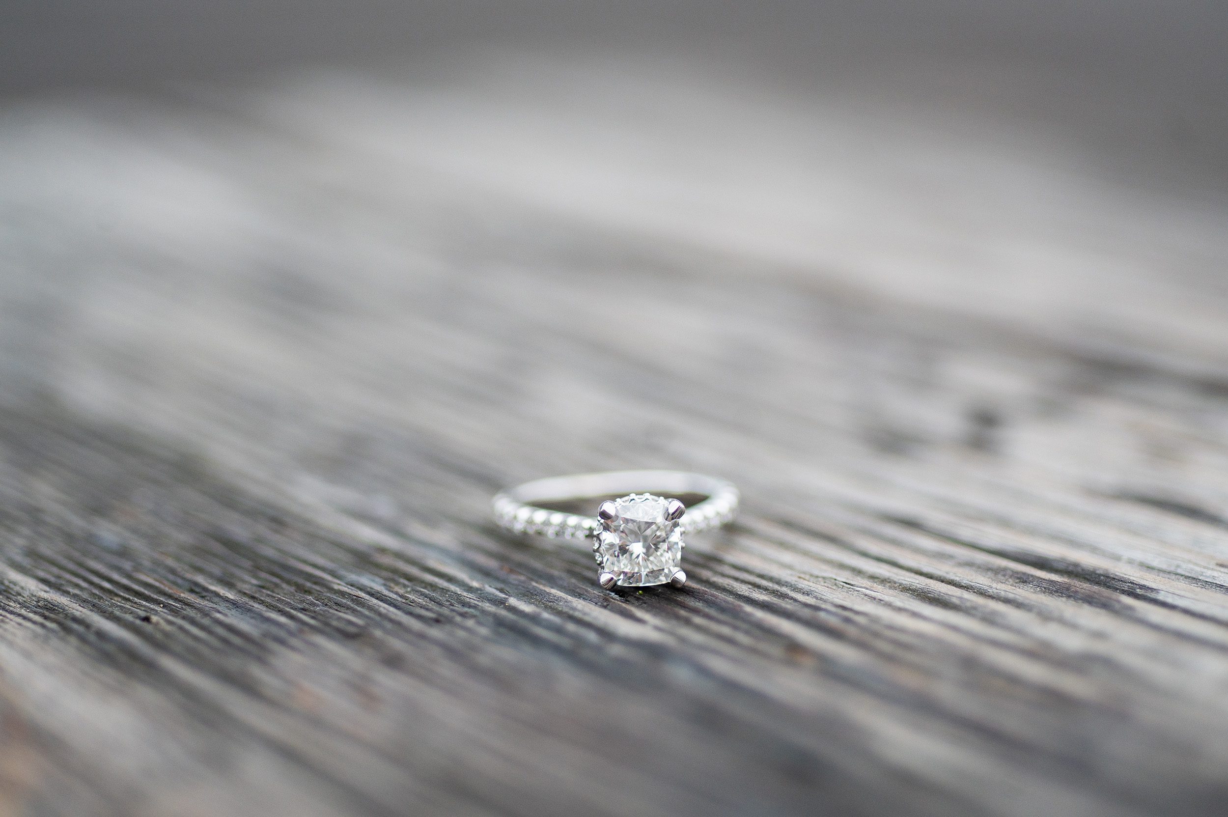 Photo of an engagement ring